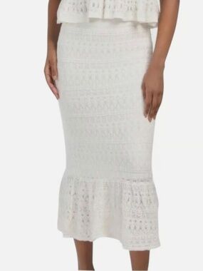 White Skirt and Top Set